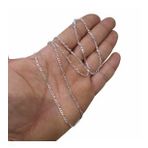 3 mm İnce Figaro Zincir Unisex 925 Gümüş Kolye
