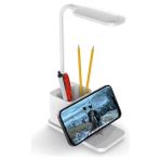3 Mod Masa Lambası ve Kablosuz Şarj Aleti Ultra Hızlı Şarjlı Iphone Samsung Xiaomi Uyumlu - 20W GaN White