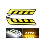 3 Modlu DRL 16CM Esnek Su Geçirmez Gündüz Ledi Çift Renkli Far