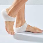 3 PAGEN Silikon topuk koruması 1 çift – her adımda topuk üzerindeki baskıyı azaltır – Tek beden topuk dolgusu – 2. deri gibi oturur – ayak yastığı görünümü hissedilir şekilde sönümler – beyaz