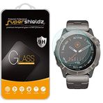 (3 Paket) Supershieldz Garmin Fenix 6X, Fenix 6X Pro ve Fenix 6X Pro için tasarlanmıştır Solar Temperli Cam Ekran Koruyucu, Çizilmez, Kabarcıksız
