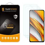 (3 Paket) Xiaomi Poco F3 / Redmi K40 / Redmi K40 Pro/Redmi K40 Pro Plus için tasarlanmış Supershieldz Temperli Cam Ekran Koruyucu, Çizilmez, Kabarcıksız