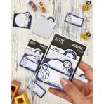 3 Parça Farklı Boyutlarda Mavi Sticky Note Set / Post-it / Bloknot / Not Kağıdı