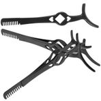 3 Parça Kirpik Kıvırıcı Tarak Kirpik Maşası Kirpik Kelepçe Cımbız Kirpik Uzatma Için Cımbız Kirpik Cımbızı Cımbız Bağlama Kirpik Kelepçesi Güzellik Araçları Black Paslanmaz Çelik Healvian