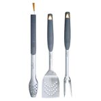 3 Parça Mangal Seti Maşa Çatal Spatula