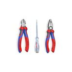 3 Parça Usta Set 180 Mm Pense 160 Mm Yan Keski Izeltaş 190Mm Kontrol Kalemi Madeingermany