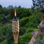 3 Pcs 90 Cm Bamboo Torch 3 Adet 90 Cm Bambu Mesale Bahce Aydınlatma Isıgı Kır Dugunu Kortej Isıkları
