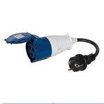 3 Pin Endüstriyel Dişi Fiş IP44 Power Kablo 3 Metre