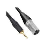 3-Pin Xlr Erkek - 3,5 mm Stereo Erkek Ses Kablosu 15 Metre