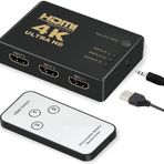 3 Port Hdmi Switch Kumandalı Hdmı Seçici 3 Giriş 1 Çıkış Hdmi Çoğaltıcı Hd1080p