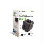 3 Priz 3xusb 10a 2500w Termal Akım Korumalı Priz Tgftr09