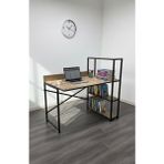 3 Raflı Çalışma Masası 60X120 - Bilgisayar Ofis Ders Masası Oyuncu Masası - 160X60 - Ahşap