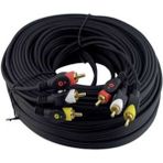 3 Rca + 3 Rca 20 Metre Kablo Powermaster