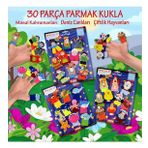3 Set - 30 Parça Tox Masal Kahramanları, Deniz Canlıları ve Çiftlik Hayvanları Parmak Kukla T220 T221 T225