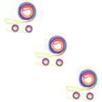 3 Set El Egzersiz Oyuncakları Kediler Beşik İpi Parti Parmak İpleri Çocuk Oyuncakları Takım Oluşturma İçin Set