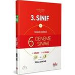 3.Sınıf (3+3) 6 Deneme Sınavı Tamamı Çözümlü Editör Yayınevi