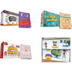 3. Sınıf Hikayeleri Icatlar ve Mucitler + Üretimin 10 Harikası + Vücudumuz Bilmecesi + Uçan Ada (Ciltli)