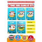 3.Sınıf Tüm Dersler Soru Bankası Seti 5 Kitap Etkinlikli Çalışma Seti Tatil Kitabı Tekrar Seti