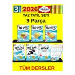 3.Sınıf Yaz Tatil Kitabı Seti 2026 Tüm Dersler 9 Parça Öğretmen Evde Yayınları Yeni Ürün