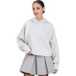 3 Strıpes Hoody Kadın Sweatshirt JW3596 - L - Gri