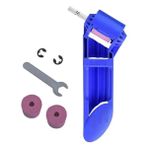 3 Taşlı Mavi 2.0-12.5mm Taşınabilir Matkap Ucu Bileyici 1 Takım Korindon Taşlama Bit Aracı Büküm Matkap Ucu Bileme Makinesi (Yurt Dışından) - Renkli