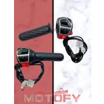 3 Tekerli E-bike Elektrikli Kasalı Motosiklet Bisiklet Sağ Sol Premium Kalite Kumanda Paneli Kütük Elcik Takımı