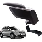 3 Tıkla Dacia Sandero Stepway 2013 Delmesiz Çelik Ayaklı Gri-Siyah Kolçak