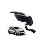 3 Tıkla Dacia Sandero Stepway 2015 Delmesiz Çelik Ayaklı Gri-Siyah Kolçak
