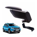 3 Tıkla Dacia Sandero Stepway 2020 Siyah Delmesiz Çelik Ayaklı Kol Dayama Kolçak