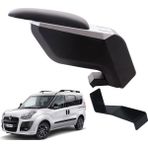 3 Tıkla Fiat Doblo 2011 Gri-Siyah Delmesiz Çelik Ayaklı Kol Dayama Kolçak