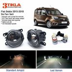 3 Tıkla Fiat Doblo 2015-2018 Beyaz LED Xenon Sis Farı Seti