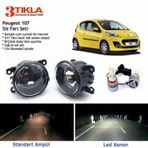 3 Tıkla Peugeot 107 2005-2012 Beyaz LED Xenon Sis Farı Seti