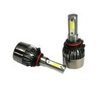 3 Tıkla Peugeot 206 2001-2009 Far Ampul H4 Beyaz Led Xenon 8000 Lümen