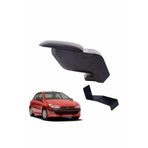 3 Tıkla Peugeot 206 2004 Delmesiz Çelik Ayaklı Siyah Kolçak