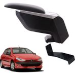 3 Tıkla Peugeot 206 2009 Delmesiz Çelik Ayaklı Gri-Siyah Kolçak