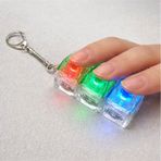 3 Tuşlu Klavye Anahtarlık Stres Klavye Anahtarlık Rgb Işıklı Mekanik Çok Renkli
