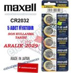 3 Volt Cr2032 Lityum Düğme Para Pil (bios-kepenk-kumanda-hesap Makinesı Lithıum Pili) 3v Para Pil