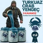 3 x 240 gr Yengeç Turkuaz Anzeli Naturel Çakşır Otu Macunlu Ballı Polenli Mavi Yaban Mersinli Multivitamin Bitkisel Macun - Epimedium