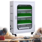 30-60 Portlu Cep Telefonu Saklama Dolabı ve USB Şarj İstasyonu - Sınıflar Ofisler Kütüphaneler ve Fitness Kulüpleri için İdeal - Birden Fazla Cihaz için Güvenli Şarj Kabini