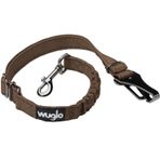 30 – 95 cm Wuglo araba için köpek kemeri – Çocuk emniyet koltuğu için köpek emniyet kemeri – kanca mandalı ve emniyet kemeri tokası – ayarlanabilir evrensel köpek tokası (kahverengi)