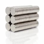 30 Adet 12x3 mm Yuvarlak Güçlü Neodyum Mıknatıs (Çap 12 mm Kalınlık 3 mm)