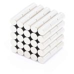 30 Adet 5x8 mm Yuvarlak Güçlü Neodyum Mıknatıs (Çap 5 mm Kalınlık 8 mm)