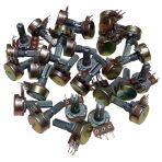 30 Adet B500r B500ω Potansiyometre 500 Ohm Pot (Somunsuz Ve Pulsuz)
