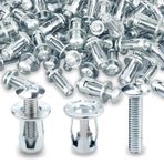 30 adet boşluklu metal ankraj, M4 x 20 sağlam içi boş duvar ankrajı, genişletilmiş çiçek yaprakları, içi boş duvar çapası, ev yenileme ve duvar ve alçı karton duvarların sabitlenmesi için set