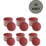 30 adet cırt zımpara spiral avuç ıçi taşlama 115 mm 60-80-100-150-220-240