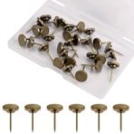 30 adet itme pimi, resim fotoğrafı asmak için metal başparmak çakıları, düz raptiyeler, küçük duvar zımbaları, mantar panosu için dekoratif duvar pimleri, bülten haritaları posterler ev ofis teşhiri