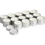 30 Adet Kokulu Tealight Mum Ikea 30'lu Set Dekoratif Mum Beyaz Vanilya Kokulu Mum