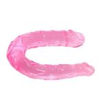30 cm Çift Taraflı Jel Yumuşak Penis Dildo - B1122