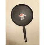 30 cm Döküm Granit Tava, Krep ve Omlet Için Endüstriyel Kullanım - Seçenek 1 - Ahşap