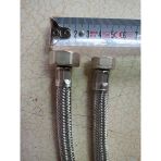 30 Cm Flex Paslanmaz Çelik Örgülü Bağlantı Hortumu 3/8*1/2 Rekorlu (25 Ad)